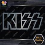 Compatible Kiss Rock Band Hollow Name Musical Logo Vinyl Decals Stickers - Image 18