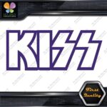 Compatible Kiss Rock Band Hollow Name Musical Logo Vinyl Decals Stickers - Image 22