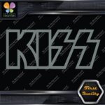 Compatible Kiss Rock Band Hollow Name Musical Logo Vinyl Decals Stickers - Image 5