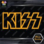 Compatible Kiss Rock Band Hollow Name Musical Logo Vinyl Decals Stickers - Image 7