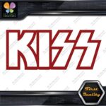 Compatible Kiss Rock Band Hollow Name Musical Logo Vinyl Decals Stickers - Image 9