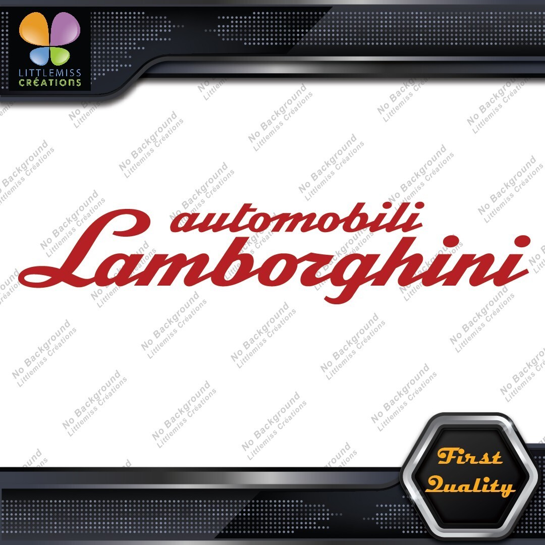 Compatible Lamborghini Automobili Modern Logo Cars Vinyl Decals Stickers 276814110696 Compatible Lamborghini Automobili Modern Logo Cars Vinyl Decals Stickers - Image 1
