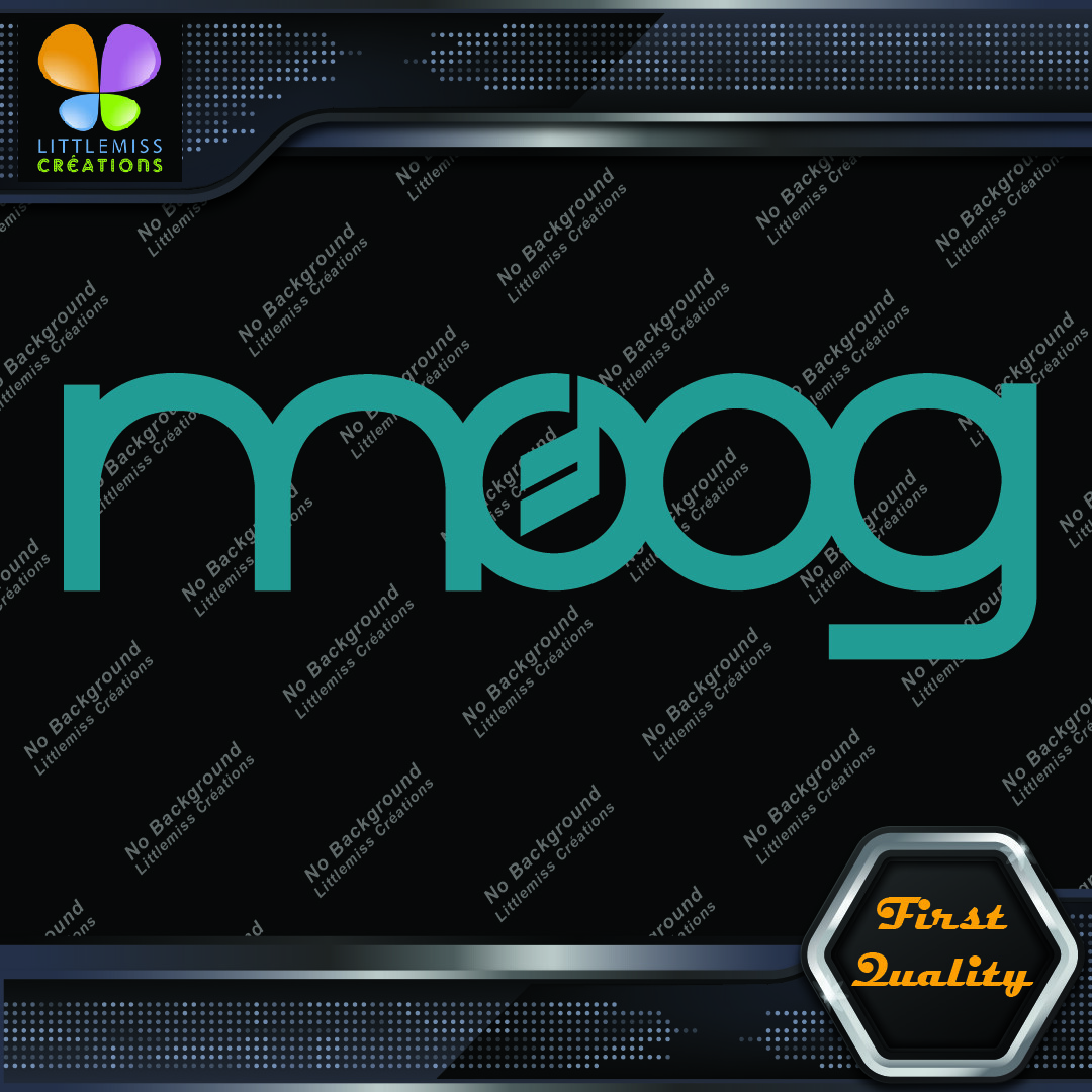 Compatible Moog Synthesizer Name Music Vintage Logo Vinyl Decals Stickers - Image 13