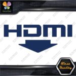 HDMI With Arrow Ports Muffler Exhaust JDM Tuning Logo Decals Stickers Vinyl - Image 12