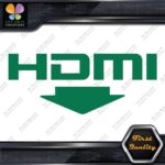 HDMI With Arrow Ports Muffler Exhaust JDM Tuning Logo Decals Stickers Vinyl - Image 15