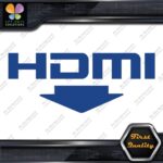 HDMI With Arrow Ports Muffler Exhaust JDM Tuning Logo Decals Stickers Vinyl