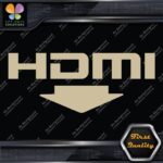 HDMI With Arrow Ports Muffler Exhaust JDM Tuning Logo Decals Stickers Vinyl - Image 23