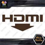 HDMI With Arrow Ports Muffler Exhaust JDM Tuning Logo Decals Stickers Vinyl - Image 24