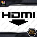 HDMI With Arrow Ports Muffler Exhaust JDM Tuning Logo Decals Stickers Vinyl - Image 4