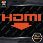 HDMI With Arrow Ports Muffler Exhaust JDM Tuning Logo Decals Stickers Vinyl - Image 8