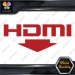 HDMI With Arrow Ports Muffler Exhaust JDM Tuning Logo Decals Stickers Vinyl - Image 9