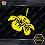 Hibiscus Hawaiian Tropical Aloha Silhouette Flower Floral  Decals Stickers Vinyl - Image 11