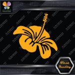 Hibiscus Hawaiian Tropical Aloha Silhouette Flower Floral  Decals Stickers Vinyl - Image 12