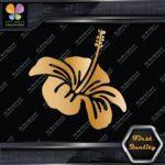 Hibiscus Hawaiian Tropical Aloha Silhouette Flower Floral  Decals Stickers Vinyl - Image 20