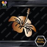 Hibiscus Hawaiian Tropical Aloha Silhouette Flower Floral  Decals Stickers Vinyl - Image 22