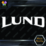 Compatible LUND Boats Fishing Hunting Marine Name Logo Vinyls Decals Stickers