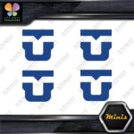 Compatible Union Bindings Snowboards U Pack of 4 MINI SIZE Decals Stickers Vinyl - Image 11