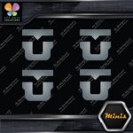Compatible Union Bindings Snowboards U Pack of 4 MINI SIZE Decals Stickers Vinyl - Image 18