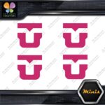 Compatible Union Bindings Snowboards U Pack of 4 MINI SIZE Decals Stickers Vinyl - Image 20
