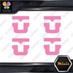 Compatible Union Bindings Snowboards U Pack of 4 MINI SIZE Decals Stickers Vinyl - Image 21