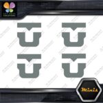 Compatible Union Bindings Snowboards U Pack of 4 MINI SIZE Decals Stickers Vinyl - Image 5