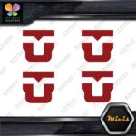 Compatible Union Bindings Snowboards U Pack of 4 MINI SIZE Decals Stickers Vinyl - Image 9