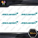 Compatible McLaren Sports Car Name Pack of 4 MINI SIZE Decals Stickers Vinyl - Image 13