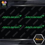 Compatible McLaren Sports Car Name Pack of 4 MINI SIZE Decals Stickers Vinyl - Image 14