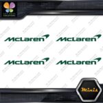 Compatible McLaren Sports Car Name Pack of 4 MINI SIZE Decals Stickers Vinyl - Image 16