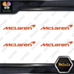 Compatible McLaren Sports Car Name Pack of 4 MINI SIZE Decals Stickers Vinyl - Image 3