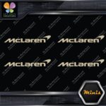 Compatible McLaren Sports Car Name Pack of 4 MINI SIZE Decals Stickers Vinyl - Image 23