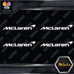 Compatible McLaren Sports Car Name Pack of 4 MINI SIZE Decals Stickers Vinyl - Image 4
