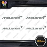 Compatible McLaren Sports Car Name Pack of 4 MINI SIZE Decals Stickers Vinyl - Image 5
