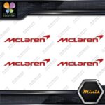 Compatible McLaren Sports Car Name Pack of 4 MINI SIZE Decals Stickers Vinyl - Image 8