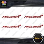 Compatible McLaren Sports Car Name Pack of 4 MINI SIZE Decals Stickers Vinyl - Image 9