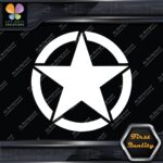 Army Star in Circle Emblem Military US Logo Trucks Cars Decals Stickers Vinyl - Image 4