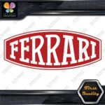 Compatible Ferrari Vintage Oval Sports Cars JDM Racing Vinyl Decals Stickers