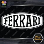 Compatible Ferrari Vintage Oval Sports Cars JDM Racing Vinyl Decals Stickers - Image 4