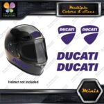 Compatible Ducati Name & Badge Helmet Pk 4 MINI SIZE Decals Stickers Vinyl - Image 21