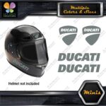 Compatible Ducati Name & Badge Helmet Pk 4 MINI SIZE Decals Stickers Vinyl - Image 5