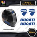 Compatible Ducati Name & Badge Helmet Pk 4 MINI SIZE Decals Stickers Vinyl - Image 10