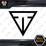 Compatible Tikka Riffles Firearms Hunting Triangle LogoDecals Stickers Vinyl - Image 3