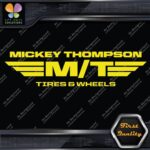 Compatible with Mickey Thompson Tires and Wheels logo JDM Vinyl Decals Stickers