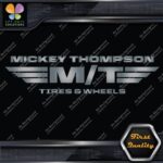 Compatible with Mickey Thompson Tires and Wheels logo JDM Vinyl Decals Stickers - Image 18