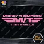 Compatible with Mickey Thompson Tires and Wheels logo JDM Vinyl Decals Stickers - Image 21