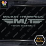Compatible with Mickey Thompson Tires and Wheels logo JDM Vinyl Decals Stickers - Image 5