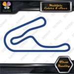 Tsukuba Circuit Raceway Track Map Only JDM Tuning Racing Decals Stickers Vinyl - Image 11