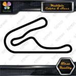 Tsukuba Circuit Raceway Track Map Only JDM Tuning Racing Decals Stickers Vinyl