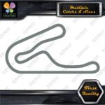 Tsukuba Circuit Raceway Track Map Only JDM Tuning Racing Decals Stickers Vinyl - Image 4