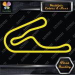 Tsukuba Circuit Raceway Track Map Only JDM Tuning Racing Decals Stickers Vinyl - Image 5